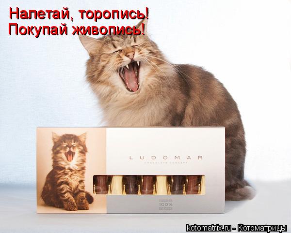 Налетай, торопись! Покупай живопись!... Котоматрица: Налетай, торопись! Покупай живопись!