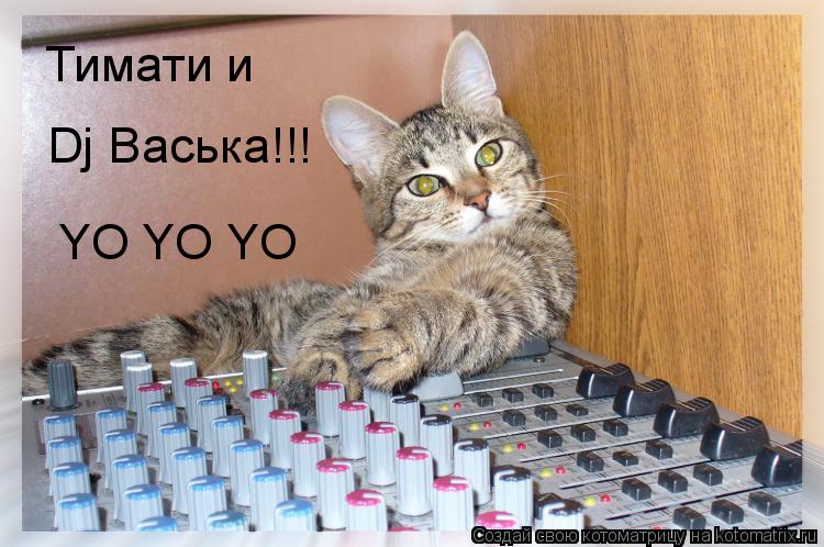 Котоматрица: Тимати и  Dj Васька!!! YO YO YO