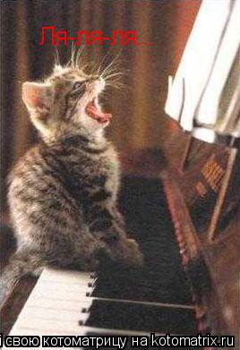 Ля-ля-ля...... Котоматрица: Ля-ля-ля...