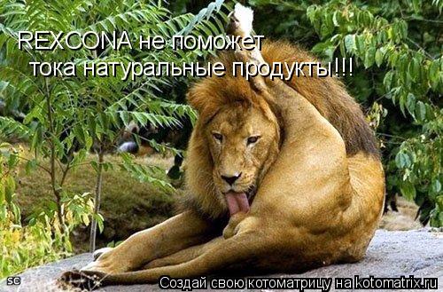 REXCONA не поможет тока натуральные продукты!!!... Котоматрица: REXCONA не поможет тока натуральные продукты!!!