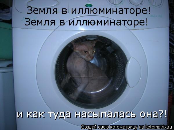 Земля в иллюминаторе! Земля в иллюминаторе! и как туда насыпалась она?!... Котоматрица: Земля в иллюминаторе! Земля в иллюминаторе! и как туда насыпалась она?!