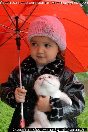 У тебя есть ещё один зонтик, мне в другую сторону!... Котоматрица: У тебя есть ещё один зонтик, мне в другую сторону!