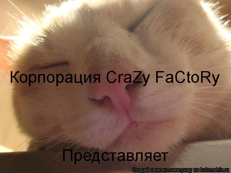 Корпорация CraZy FaCtoRy Представляет... Котоматрица: Корпорация CraZy FaCtoRy Представляет