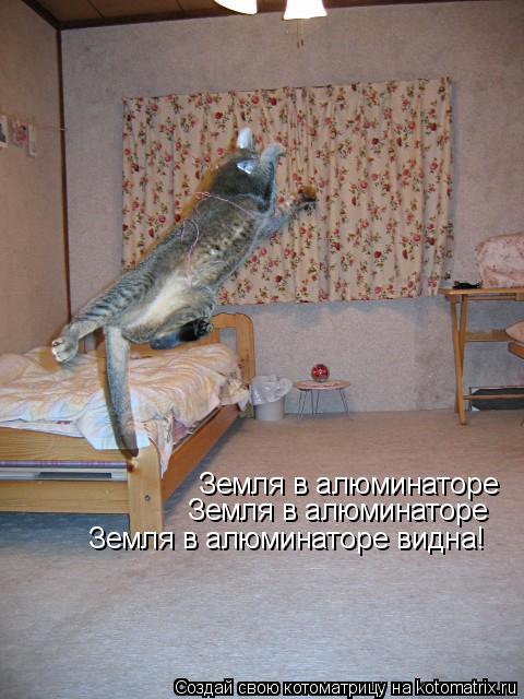 Земля в алюминаторе Земля в алюминаторе Земля в алюминаторе видна!... Котоматрица: Земля в алюминаторе Земля в алюминаторе Земля в алюминаторе видна!
