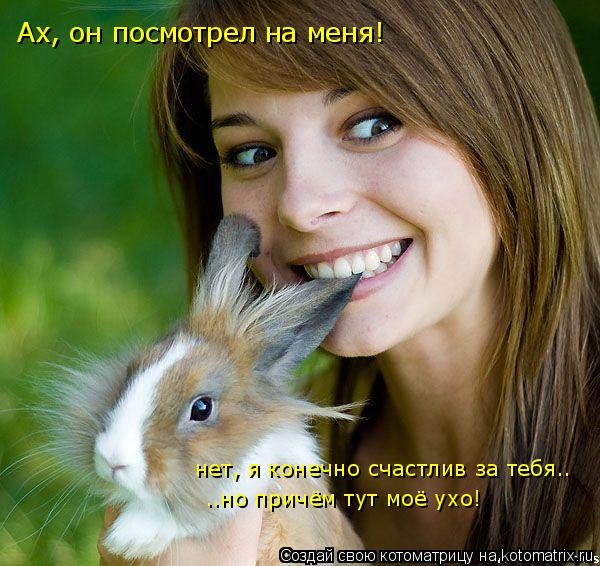 Ах, он посмотрел на меня! нет, я конечно счастлив за тебя.. ..но причём тут моё ухо!... Котоматрица: Ах, он посмотрел на меня! нет, я конечно счастлив за тебя.. ..но причём тут моё ухо!