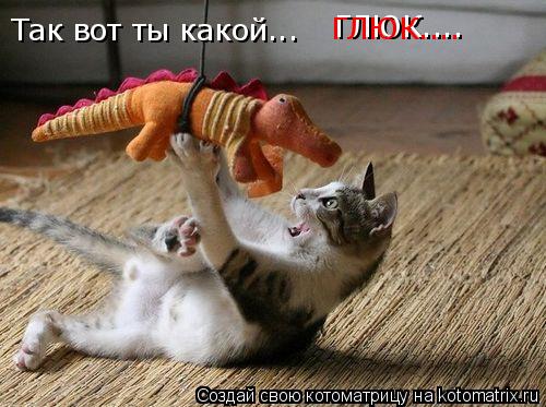 Так вот ты какой... ГЛЮК.... ГЛЮК....... Котоматрица: Так вот ты какой... ГЛЮК.... ГЛЮК....