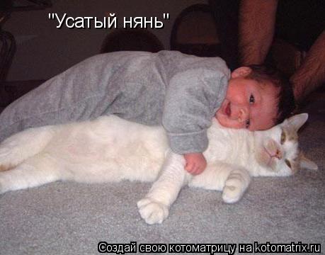"Усатый нянь"... Котоматрица: "Усатый нянь"