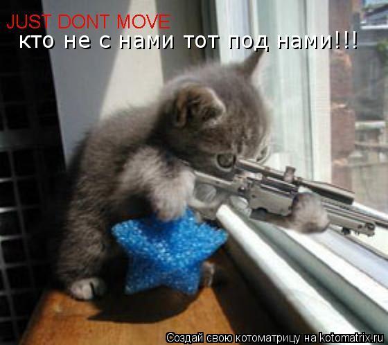 кто не с нами тот под нами!!!... Котоматрица: кто не с нами тот под нами!!!
