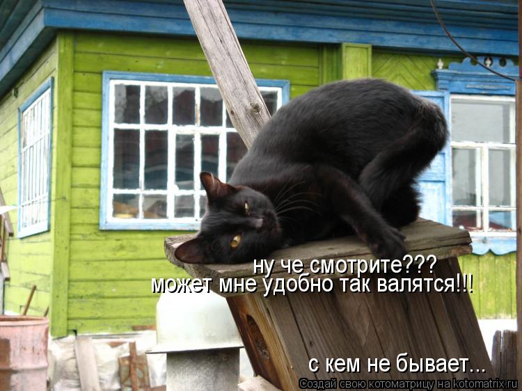 ну че смотрите??? может мне удобно так валятся!!! с кем не бывает...... Котоматрица: ну че смотрите??? может мне удобно так валятся!!! с кем не бывает...
