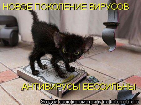 Котоматрица: НОВОЕ ПОКОЛЕНИЕ ВИРУСОВ АНТИВИРУСЫ БЕССИЛЬНЫ