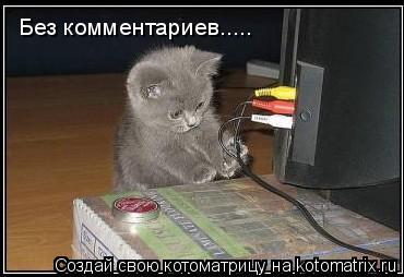 Котоматрица: Без комментариев.....