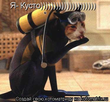 Котоматрица: Я- Кусто)))))))))))))))))))))
