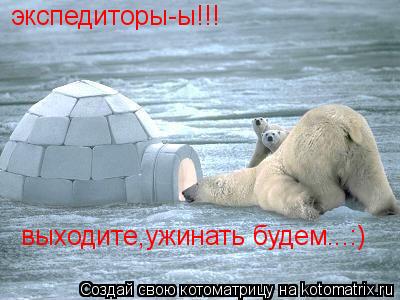 экспедиторы-ы!!! выходите,ужинать будем...:)... Котоматрица: экспедиторы-ы!!! выходите,ужинать будем...:)