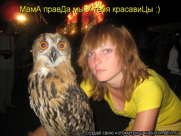 Котоматрица: МамА правДа мы У тебя красавиЦы :)