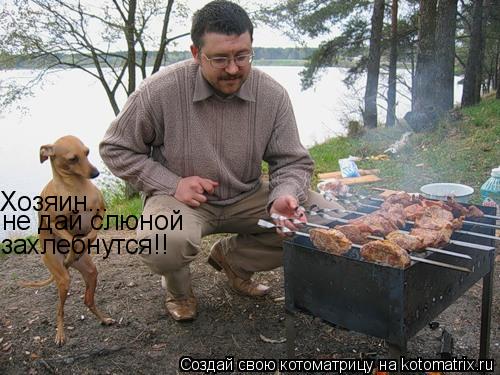 Котоматрица: Хозяин... не дай слюной захлебнутся!!