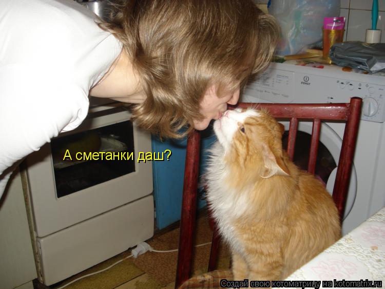 А сметанки даш?... Котоматрица: А сметанки даш?