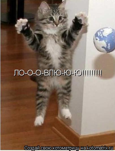 ЛО-О-О-ВЛЮ-Ю-Ю!!!!!!!!!... Котоматрица: ЛО-О-О-ВЛЮ-Ю-Ю!!!!!!!!!
