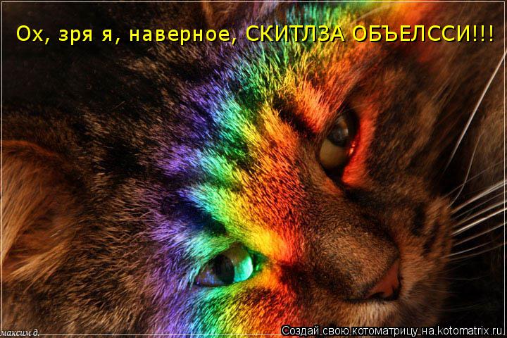 Ох, зря я, наверное, СКИТЛЗА ОБЪЕЛССИ!!!... Котоматрица: Ох, зря я, наверное, СКИТЛЗА ОБЪЕЛССИ!!!