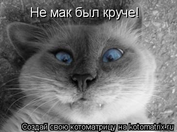 Не мак был круче!... Котоматрица: Не мак был круче!