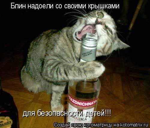 Блин надоели со своими крышками для безопасности детей!!!... Котоматрица: Блин надоели со своими крышками для безопасности детей!!!