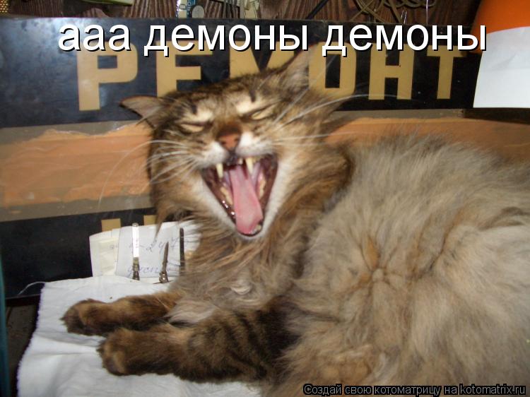 ааа демоны демоны... Котоматрица: ааа демоны демоны