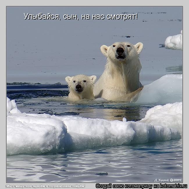 Улыбайся, сын, на нас смотрят!... Котоматрица: Улыбайся, сын, на нас смотрят!