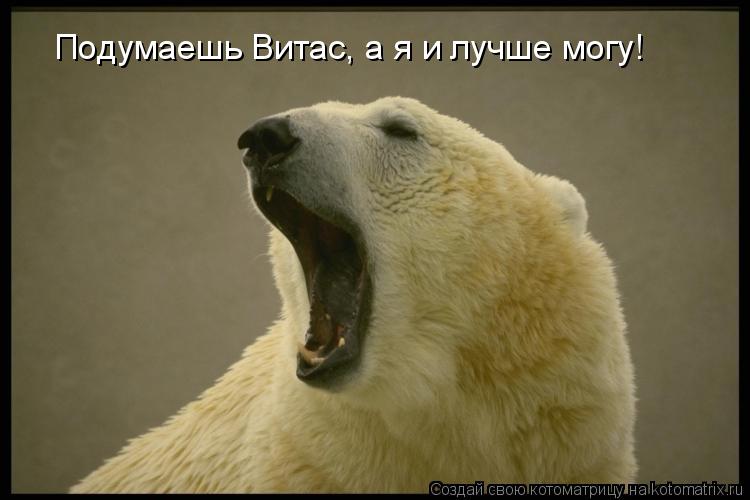 Подумаешь Витас, а я и лучше могу!... Котоматрица: Подумаешь Витас, а я и лучше могу!