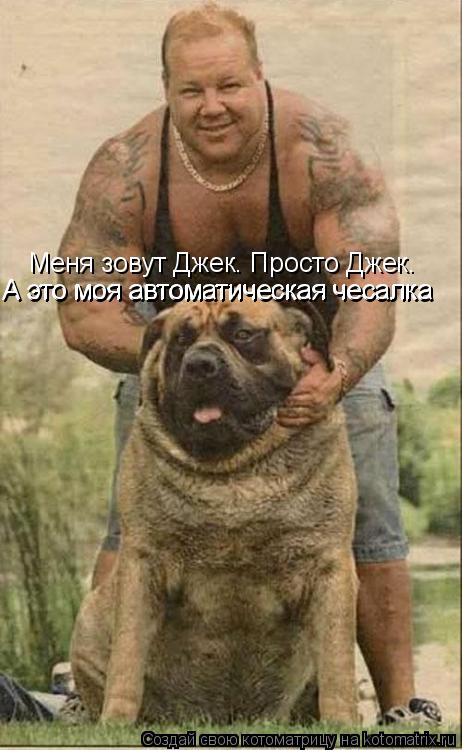 Меня зовут Джек. Просто Джек. А это моя автоматическая чесалка А это моя автоматическая чесалка... Котоматрица: Меня зовут Джек. Просто Джек. А это моя автоматическая чесалка А это моя автоматическая чесалка