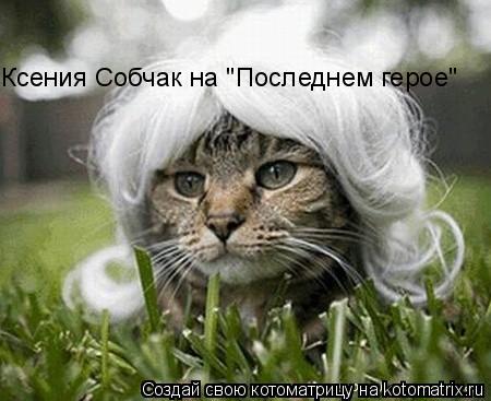Ксения Собчак на "Последнем герое"... Котоматрица: Ксения Собчак на "Последнем герое"