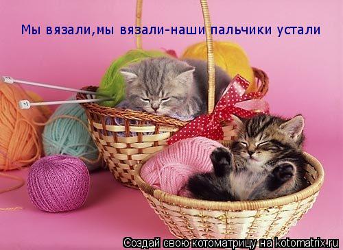 Мы вязали,мы вязали-наши пальчики устали... Котоматрица: Мы вязали,мы вязали-наши пальчики устали