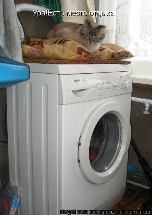 Котоматрица: Ура!Есть место отдыха!