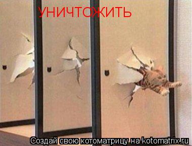 УНИЧТОЖИТЬ... Котоматрица: УНИЧТОЖИТЬ