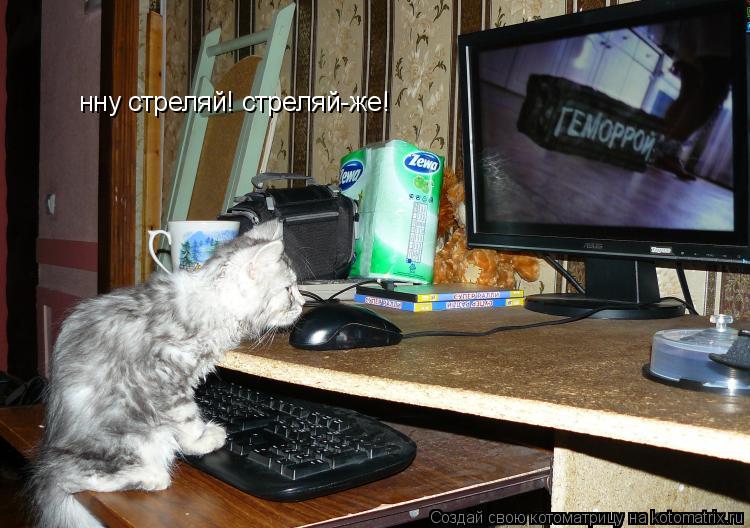 Котоматрица: нну стреляй! стреляй-же!