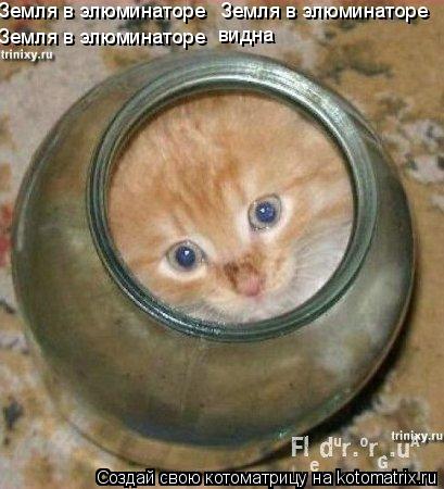 Земля в элюминаторе Земля в элюминаторе Земля в элюминаторе видна... Котоматрица: Земля в элюминаторе Земля в элюминаторе Земля в элюминаторе видна