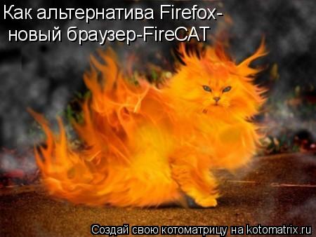 Как альтернатива Firefox- новый браузер-FireCAT... Котоматрица: Как альтернатива Firefox- новый браузер-FireCAT
