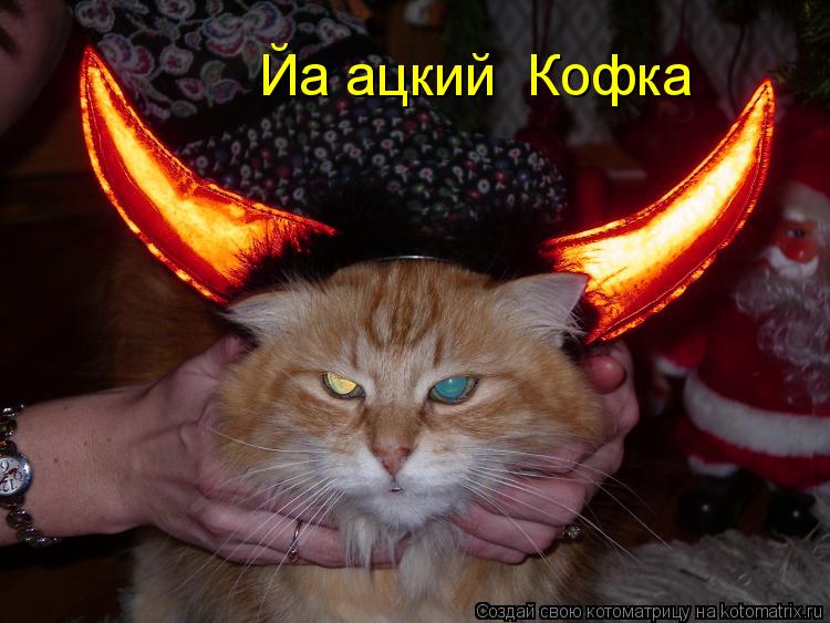 Йа ацкий Кофка... Котоматрица: Йа ацкий Кофка