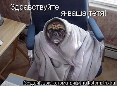 Здравствуйте, я-ваша тётя!... Котоматрица: Здравствуйте, я-ваша тётя!
