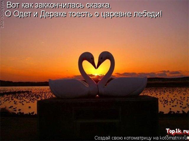 Вот как заккончилась сказка, О Одет и Дераке тоесть о царевне лебеди!... Котоматрица: Вот как заккончилась сказка, О Одет и Дераке тоесть о царевне лебеди!