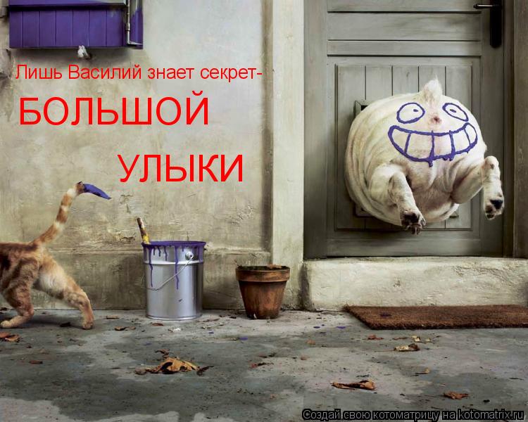 Лишь Василий знает секрет- БОЛЬШОЙ УЛЫКИ... Котоматрица: Лишь Василий знает секрет- БОЛЬШОЙ УЛЫКИ