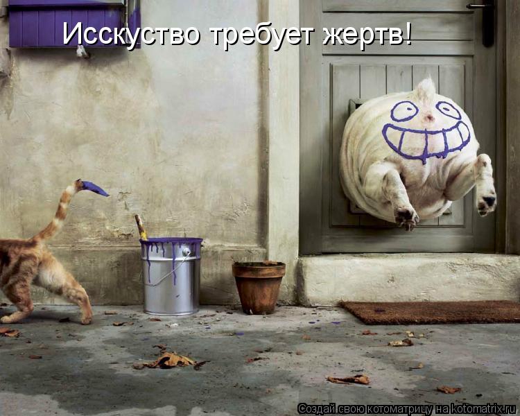 Исскуство требует жертв!... Котоматрица: Исскуство требует жертв!