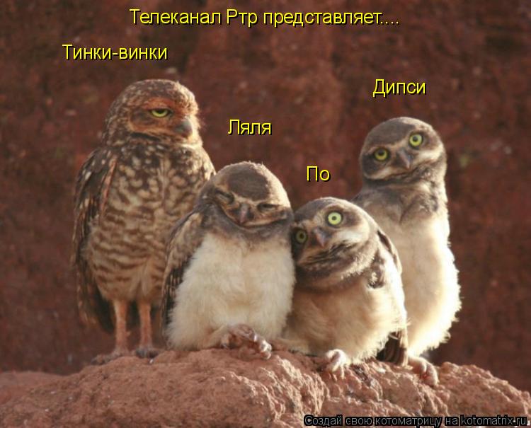 Тинки-винки Дипси Ляля По Телеканал Ртр представляет....... Котоматрица: Тинки-винки Дипси Ляля По Телеканал Ртр представляет....