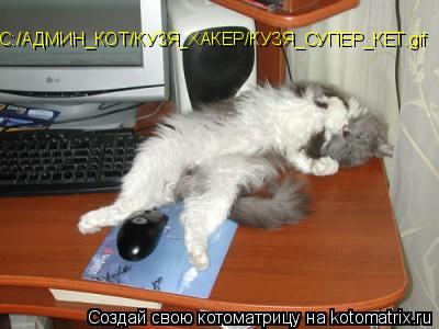 С:/АДМИН_КОТ/КУЗЯ_ХАКЕР/КУЗЯ_СУПЕР_КЕТ.gif... Котоматрица: С:/АДМИН_КОТ/КУЗЯ_ХАКЕР/КУЗЯ_СУПЕР_КЕТ.gif