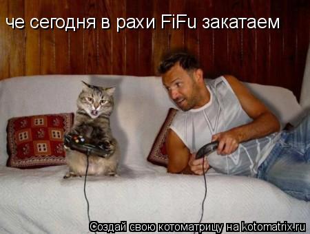 че сегодня в рахи FiFu закатаем... Котоматрица: че сегодня в рахи FiFu закатаем