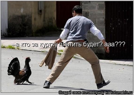 --а кто за куртку платить будет? ааа???... Котоматрица: --а кто за куртку платить будет? ааа???