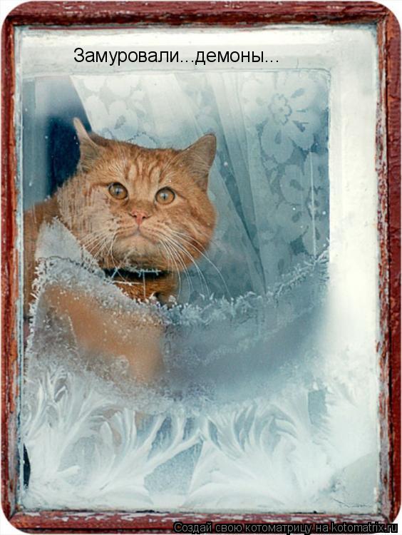 Замуровали...демоны...... Котоматрица: Замуровали...демоны...