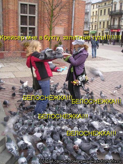 БЕЛОСНЕЖКА!!! БЕЛОСНЕЖКА!!! БЕЛОСНЕЖКА!!! БЕЛОСНЕЖКА!!! Крейсер мне в бухту, залетные тута!!!!!!!!!... Котоматрица: БЕЛОСНЕЖКА!!! БЕЛОСНЕЖКА!!! БЕЛОСНЕЖКА!!! БЕЛОСНЕЖКА!!! Крейсер мне в бухту, залетные тута!!!!!!!!!