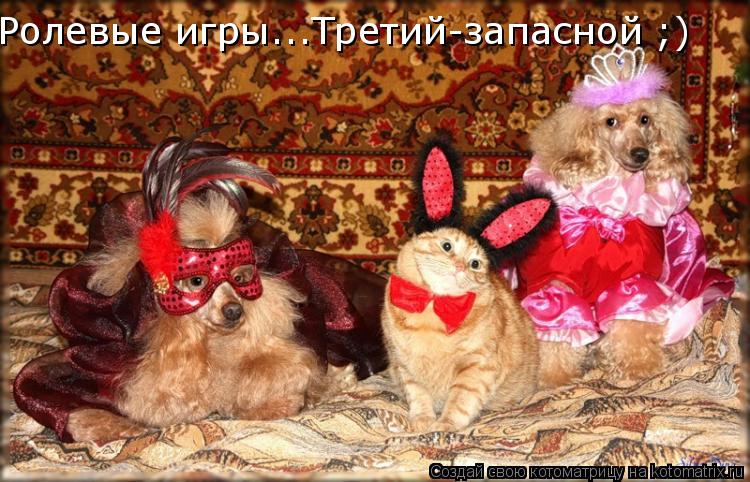 Ролевые игры...Третий-запасной ;)... Котоматрица: Ролевые игры...Третий-запасной ;)