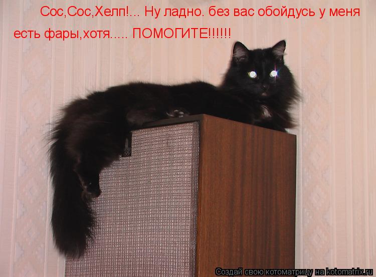 Сос,Сос,Хелп!... Ну ладно. без вас обойдусь у меня есть фары,хотя..... ПОМОГИТЕ!!!!!!... Котоматрица: Сос,Сос,Хелп!... Ну ладно. без вас обойдусь у меня есть фары,хотя..... ПОМОГИТЕ!!!!!!