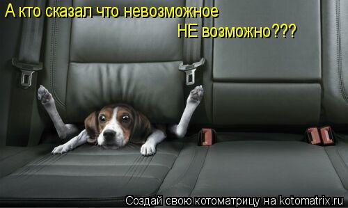 Котоматрица: А кто сказал что невозможное НЕ возможно???