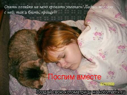 Котоматрица: Поспим вместе